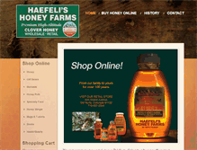 Tablet Screenshot of haefelihoney.com